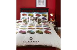 Volkswagen Beetles Multicoloured Bedding Set - Single.
